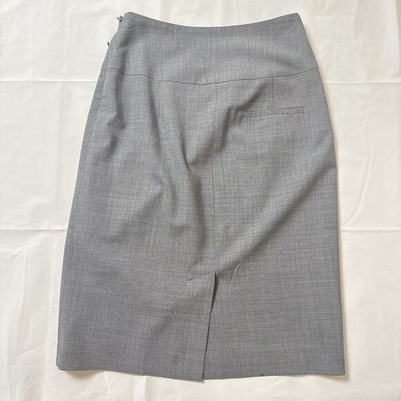 Banana Republic Gray Skirt, Italian Fabric, Great For Business Sz 0 - Picture 8 of 9